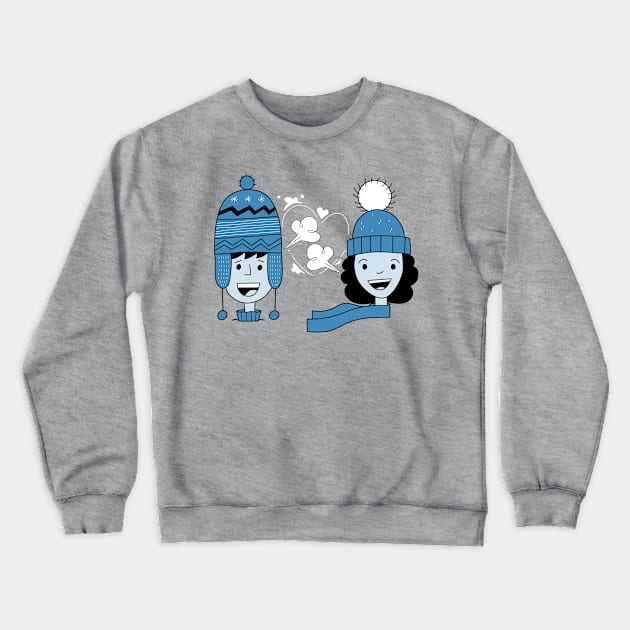 Love Winter Crewneck Sweatshirt by Andy McNally